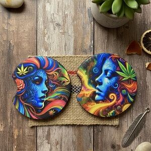 Colorful Artistic Coasters Set
